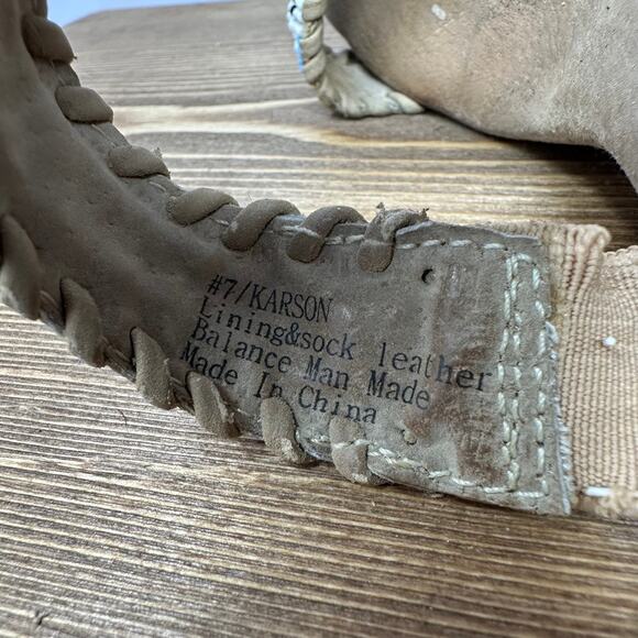 SBICCA KARSON Beaded Wedges SZ 7.5 Boho Aztec Native American Southwest Hippie - Picture 6 of 8